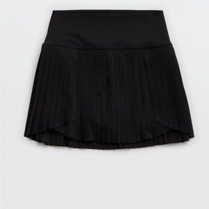 Aerie black workout pleated skirt